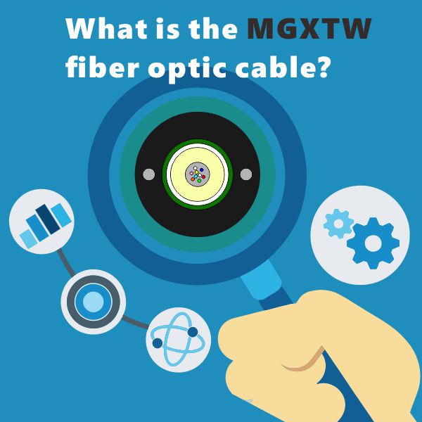 O que é o cabo de fibra óptica Mine cable MGXTW?