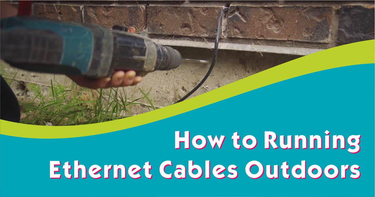Como executar cabos Ethernet ao ar livre